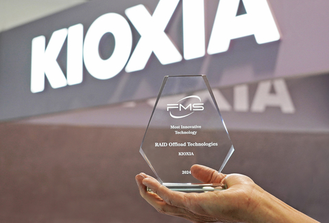 SSD-Based RAID Offload Technology from Kioxia Named ‘Best of Show’ at Future of Memory and Storage (FMS) 2024 (Photo: Business Wire)